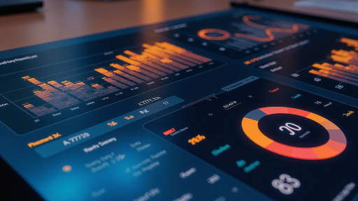 银行内部系统界面,显示数据分析图表,现代化UI设计,专业金融软件界面